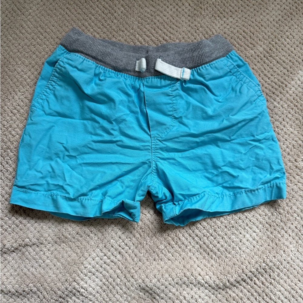 Carter's Gray and Blue Baby Shorts